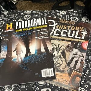 Paranormal & History Of The Occult 2 Magazine Bundle Halloween Goth